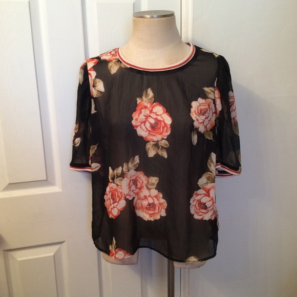 a new day Tops - floral blouse.